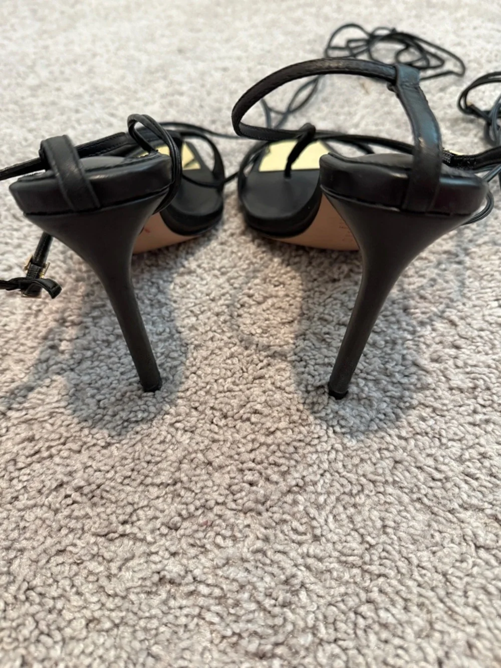 Vikki Leather Sandal Heels Schutz 9